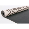 Фото 4 - Килимок для йоги замша (Yoga mat) двошаровий 3мм Record FI-5662-43 (1,83мх0,61м сірий-чорний)