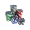 Фото 2 - Набір для покеру на 300 фішок Grimaud, номінал 1-100. 11,5g-chips