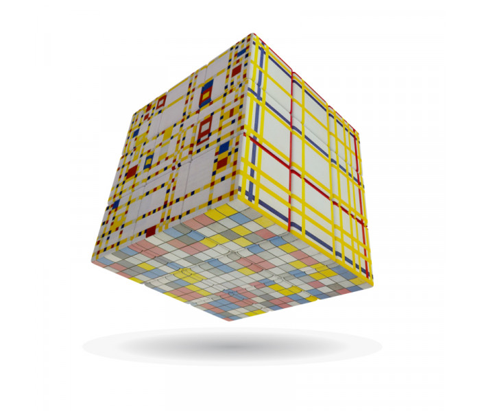 Кубик Рубика 3x3 Mondrian flat | Мондриан V-CUBE. 00.0164