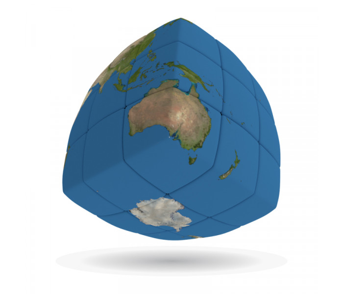 Кубик Рубика 3x3 Earth Cube | Планета V-CUBE круглый. 00.0073