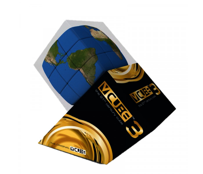 Кубик Рубика 3x3 Earth Cube | Планета V-CUBE круглый. 00.0073