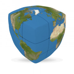Кубик Рубика 3x3 Earth Cube | Планета V-CUBE круглый. 00.0073