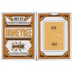 Honeybee V2 (Yellow) Honeycomb Back - игральные карты от Penguin Magic