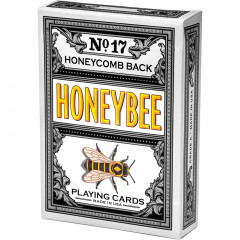 Honeybee V2 (Black) Honeycomb Back - игральные карты от Penguin Magic