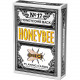Honeybee V2 (Black) Honeycomb Back - игральные карты от Penguin Magic