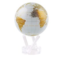 Фото Глобус що самообертається "Політична карта" Д=114 (золотистий). MOVA Globe (MG-45-WGE)