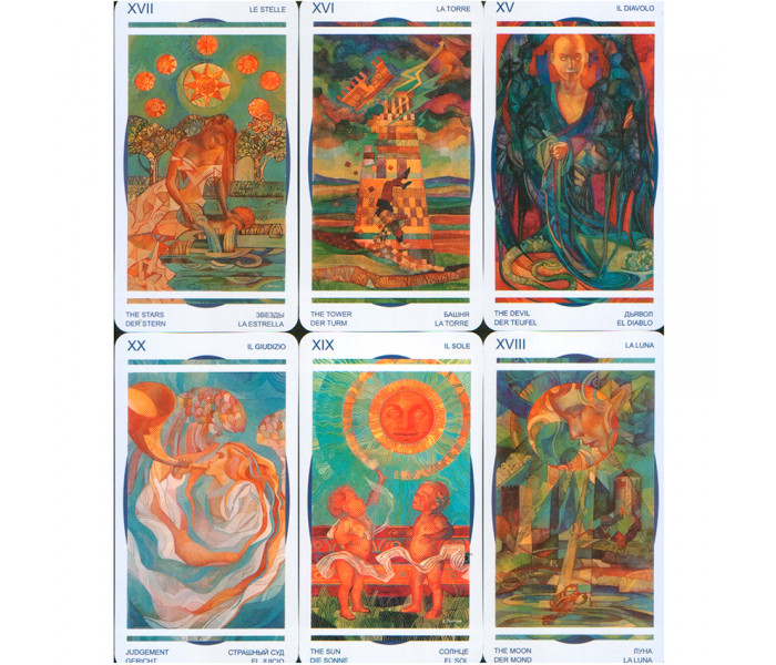 Таро Містика Вітражів - Crystal Tarot, Елізабет Тревізан, ANKH