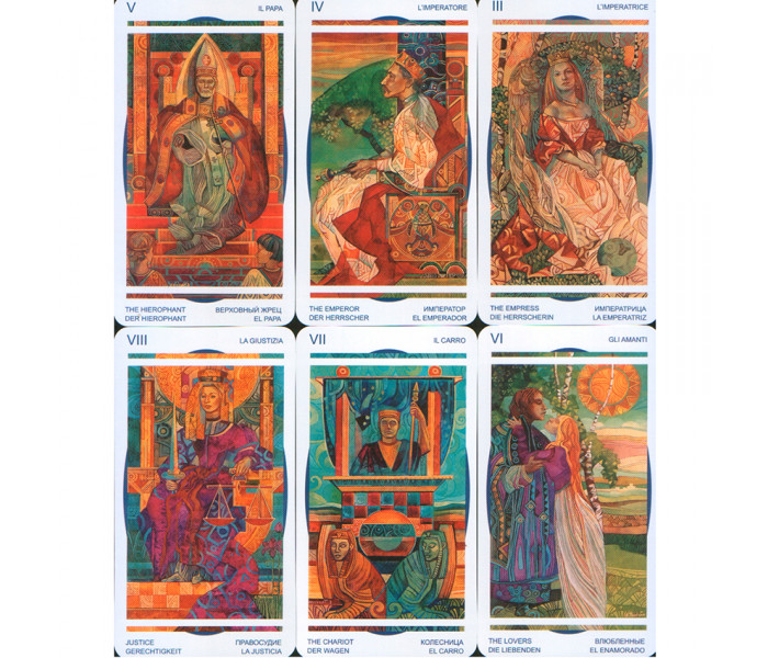 Таро Містика Вітражів - Crystal Tarot, Елізабет Тревізан, ANKH