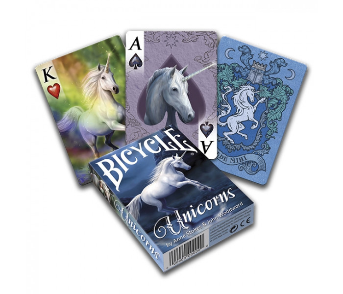 Bicycle Anne Stokes Unicorns, коллекционные игральные карты