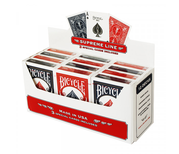 Карты Bicycle Rider Back Supreme Line (Байсикл Стандарт Суприм) Blue