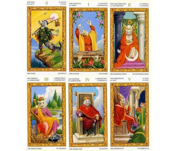 Мини Таро Белых Кошек. ANKH
