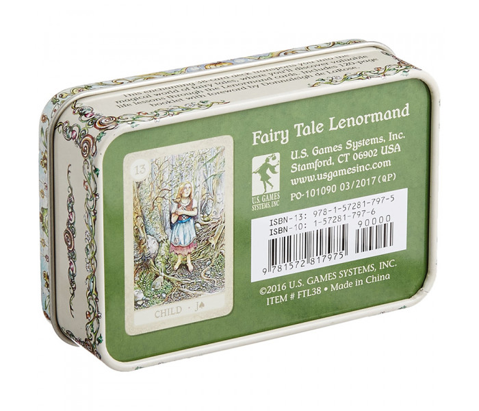 Fairy Tale Lenormand | Сказочная Ленорман (в жестяной коробочке). U.S. Games Systems