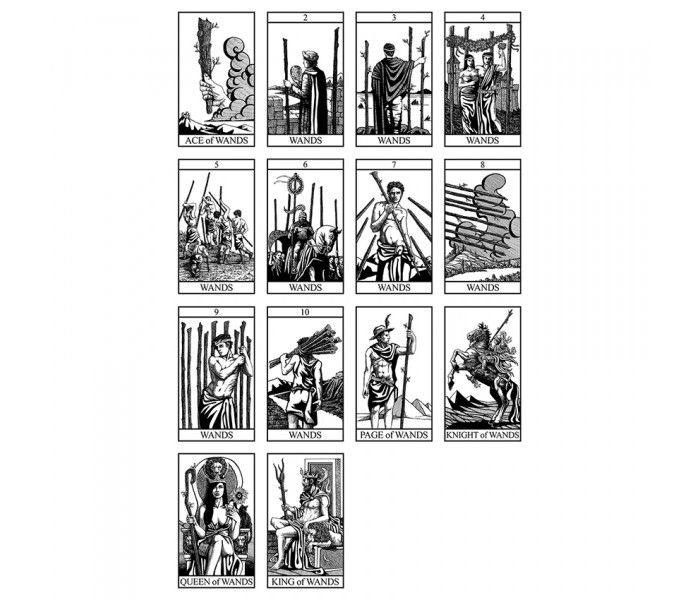 Черно-белое Таро | Bianco Nero Tarot. U.S. Games Systems