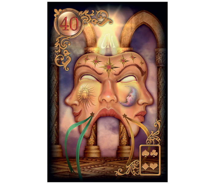 Золотые мечты Ленорман (Расширенное издание) | Gilded Reverie Lenormand. U.S. Games Systems