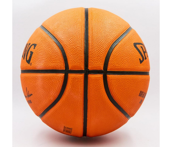 М’яч баскетбольний гумовий №7 SPALDING 83385Z NBA Outdoor (гума, бутил, оранжевий)