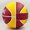 Фото 3 - М’яч баскетбольний гумовий №7 SPALDING 83504Z NBA Team CLAVELAND CAVA (гума, бутіл, коричневий-жовтий)