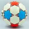 Фото 2 - М’яч футбольний №4 PU ламінований SELECT TALENTO ST-8255 білий-синій-малиновий (№4, 5 сл., пошитий вручну)