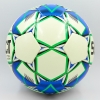 Фото 2 - М’яч для футзалу №4 ламінований SELECT ATTACK ST-8153 білий-зелений-синій (5 сл., пошитий вручну)