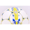 Фото 4 - М’яч футбольний №5 PU ламін. SELECT EVOLUTION ST-8163 білий-синій-жовтий (№5, 5 сл., пошитий вручну)