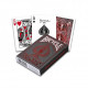Гральні карти Bicycle Foil Back Crimson