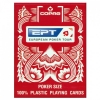 Фото 3 - Copag EPT 100% пластикові гральні карти для покеру (червоні)