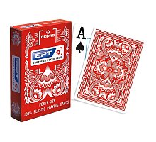Фото Copag EPT 100% пластикові гральні карти для покеру (червоні)