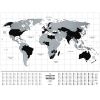 Фото 2 - Cкретч-карта світу Travel Map Flags World