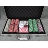 Фото 4 - Набір для покеру на 300 фішок в алюмінієвому кейсі, номінал 1-500 кольоровий, фішки 11,5g