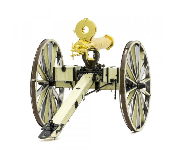 Металева збірна 3D модель Wild West Gatling Gun (Картечниця Гатлінга), Metal Earth (MMS188)