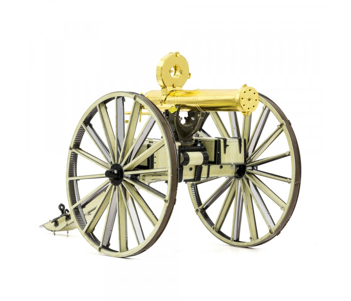 Металева збірна 3D модель Wild West Gatling Gun (Картечниця Гатлінга), Metal Earth (MMS188)