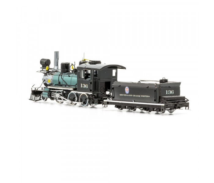 Металева збірна 3D модель Wild West 2-6-0 Locomotive (Локомотив Могул), Metal Earth (MMS190)