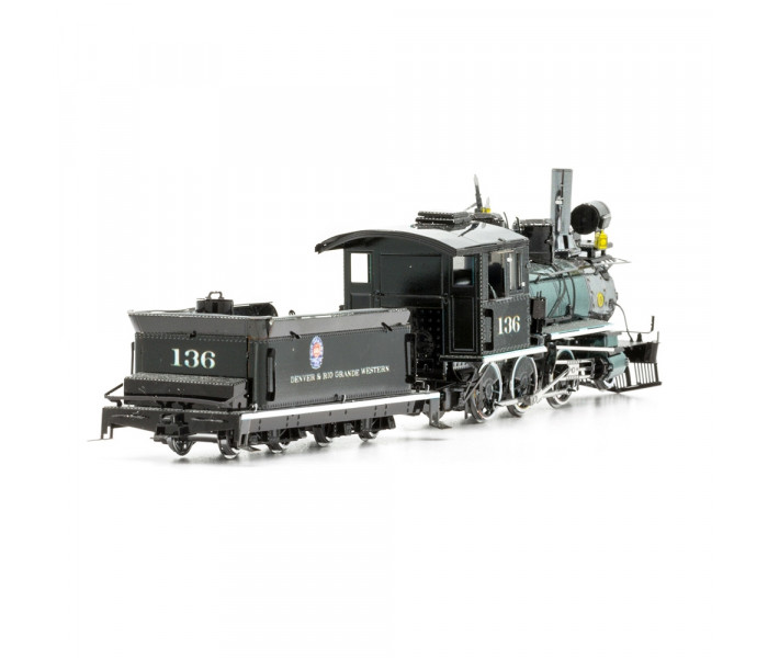 Металева збірна 3D модель Wild West 2-6-0 Locomotive (Локомотив Могул), Metal Earth (MMS190)
