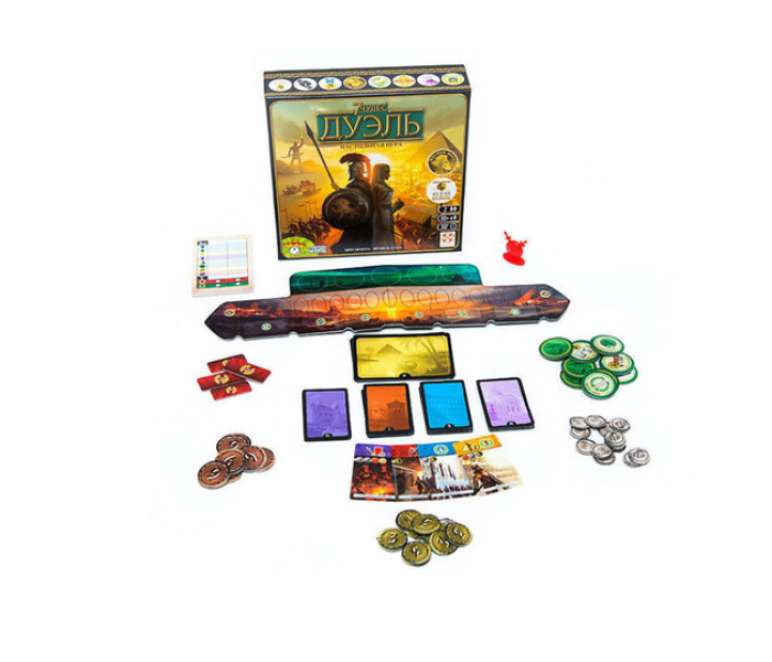 Настільна гра 7 Чудес: Дуель УКР (7 Wonders: Duel UA). Repos Production (5425016923849)