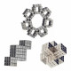 Тетракуб - Неокуб из кубиков (Tetra Neocube) 5мм Никель