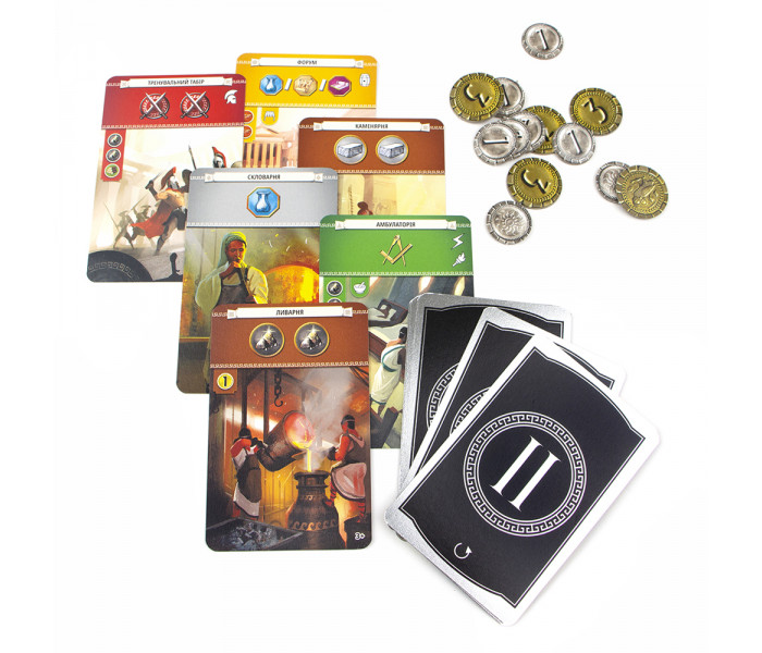 Настільна гра 7 чудес, 2 українське видання (7 Wonders UA). Repos Production (5425016925119)