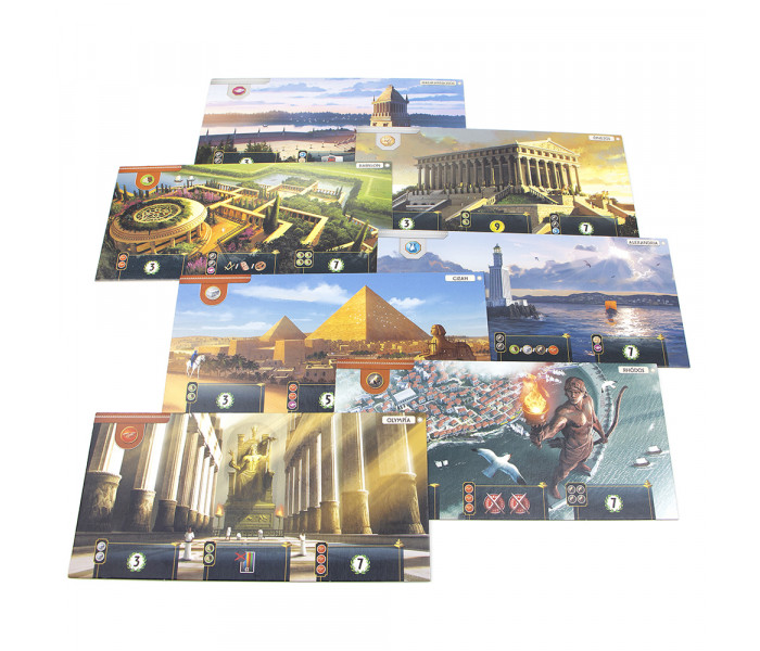 Настільна гра 7 чудес, 2 українське видання (7 Wonders UA). Repos Production (5425016925119)
