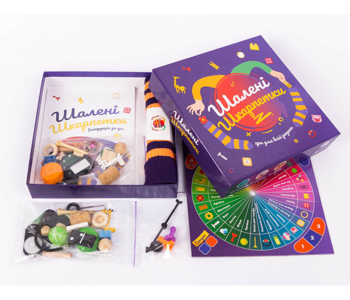 Настільна гра Шалені шкарпетки. Fun Games Shop (FGS13)