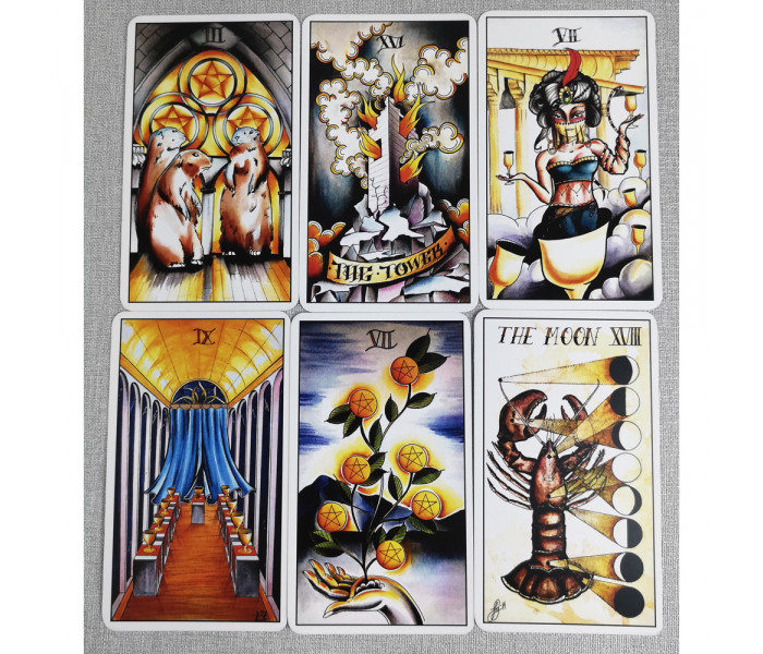 Таро Тату Восемь монет. MyTarot