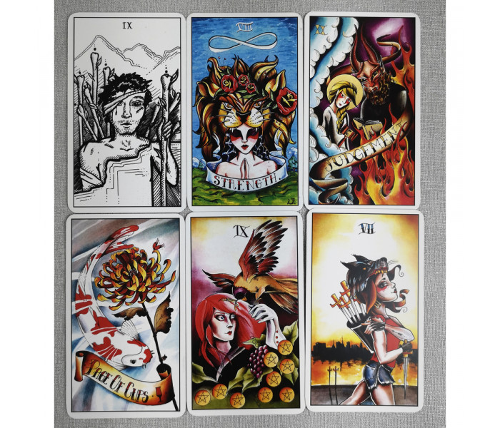 Таро Тату Восемь монет. MyTarot