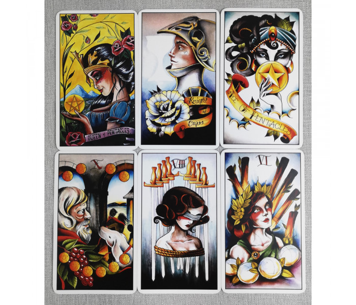Таро Тату Восемь монет. MyTarot