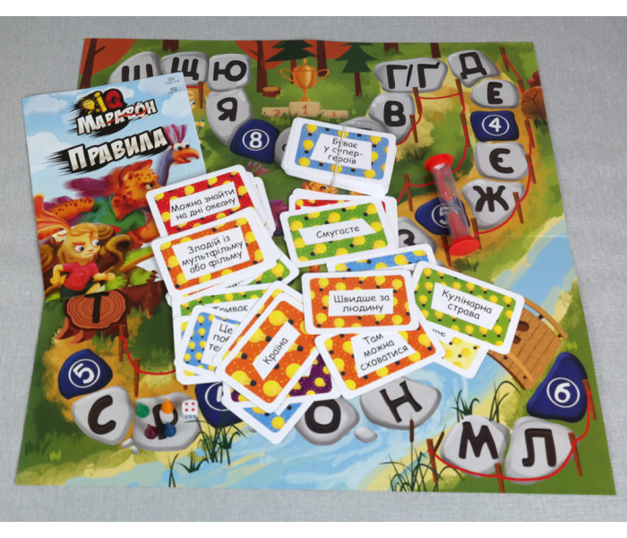 Настільна гра IQ Марафон, УКР ("соображарій"). Danko Toys (G-IQM-01-01U)