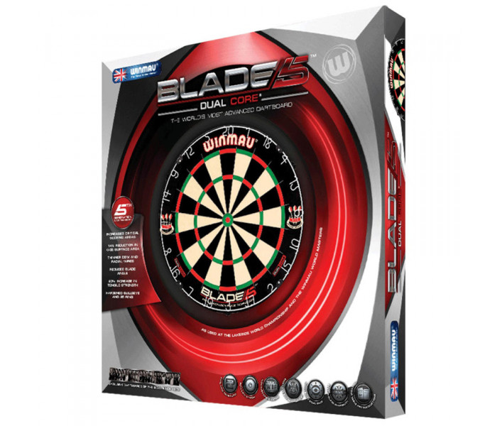 Winmau Blade 5 Dual Core - професійна мішень для дартс