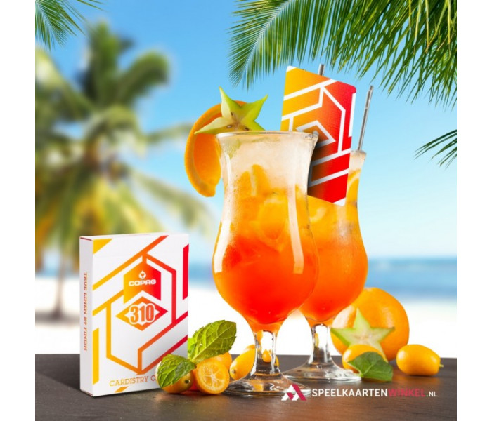 Карты для кардистри Copag 310 Alpha Orange