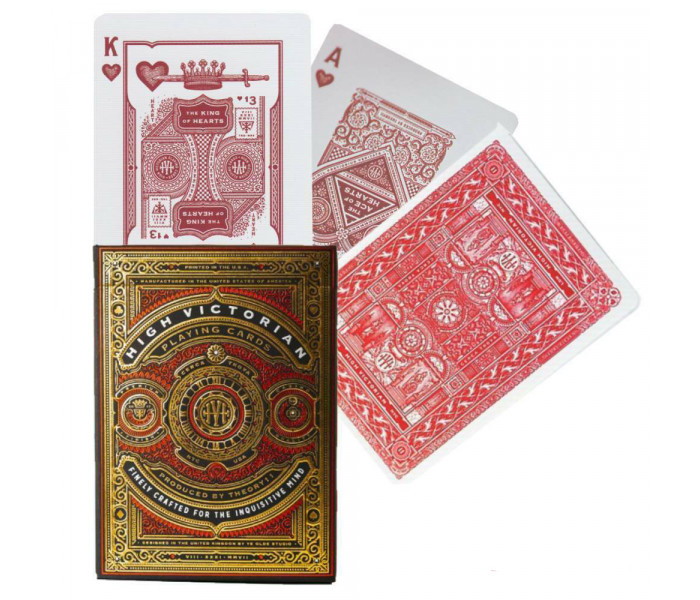 Карты High Victorian Red от Theory11