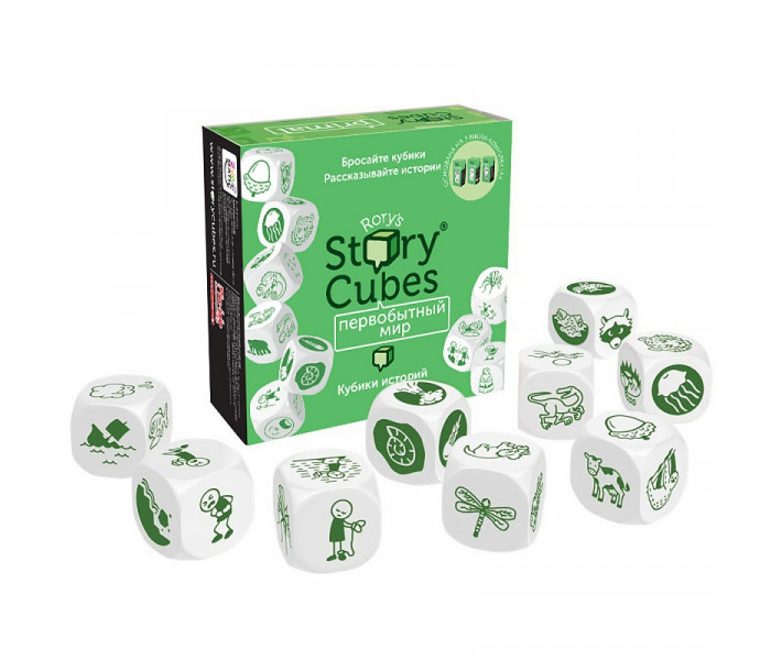 Сказочные кубики Рори: Первобытный мир (Rorys Story Cubes. Primal). The Creativity Hub (RSC30) (273864)