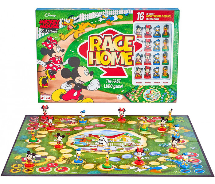 Настольная игра Лудо Race Home Disney Mickey Mouse. Cartamundi (5411068301650)