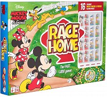 Фото Настільна гра Ludo Race Home Disney Mickey Mouse. Cartamundi (5411068301650)