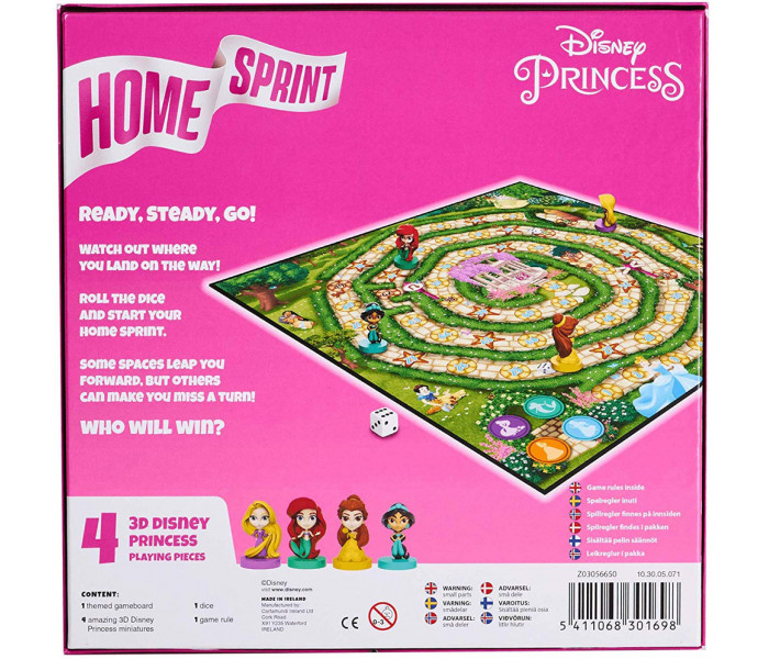Настольная игра ходилка Home Sprint Disney Princess. Cartamundi (5411068301698)