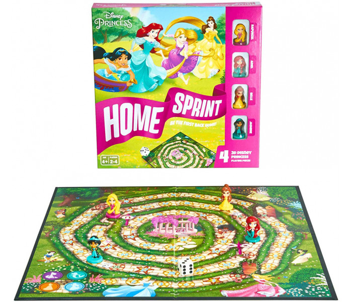 Настольная игра ходилка Home Sprint Disney Princess. Cartamundi (5411068301698)