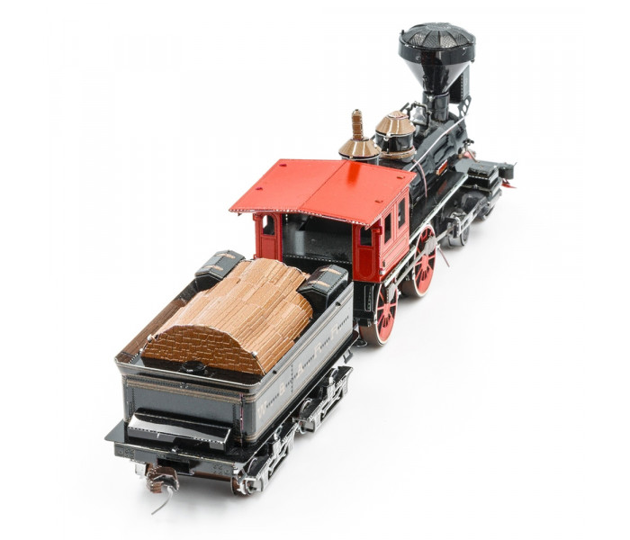 Збірна металева 3D модель Wild West 4-4-0 Locomotive, Metal Earth (MMS191)
